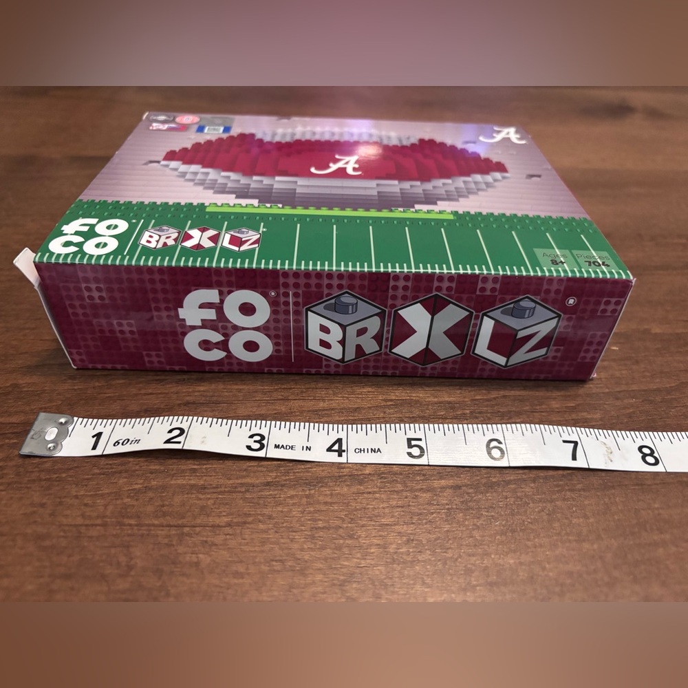 Alabama Crimson Tide 3D Stadium Puzzle,foco BRXLZ, sealed pieces in bags in box - Picture 5 of 11